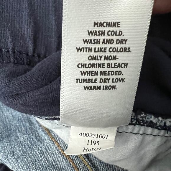 Old Navy (XL) Maternity Long Stretch Full Panel Blue Bootcut Jeans Dark Wash - Picture 10 of 10